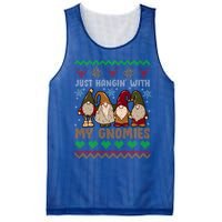 Hangin With My Gnomies Adorable Christmas Gnome Lover Great Gift Mesh Reversible Basketball Jersey Tank