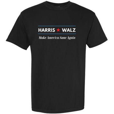 Harris Walz Make America Sane Again Garment-Dyed Heavyweight T-Shirt