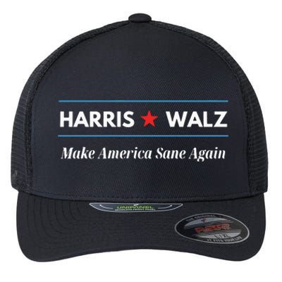 Harris Walz Make America Sane Again Flexfit Unipanel Trucker Cap