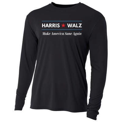 Harris Walz Make America Sane Again Cooling Performance Long Sleeve Crew