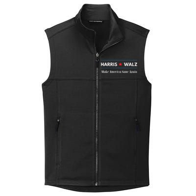 Harris Walz Make America Sane Again Collective Smooth Fleece Vest