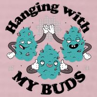 Hanging With My Buds Funny Marijuana 25L Jumbo Tote