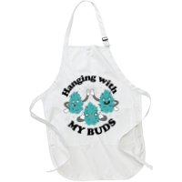 Hanging With My Buds Funny Marijuana Apron