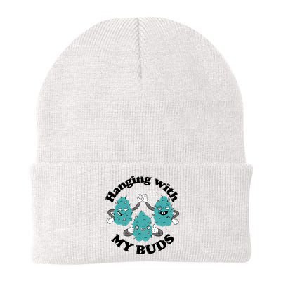 Hanging With My Buds Funny Marijuana Beanie
