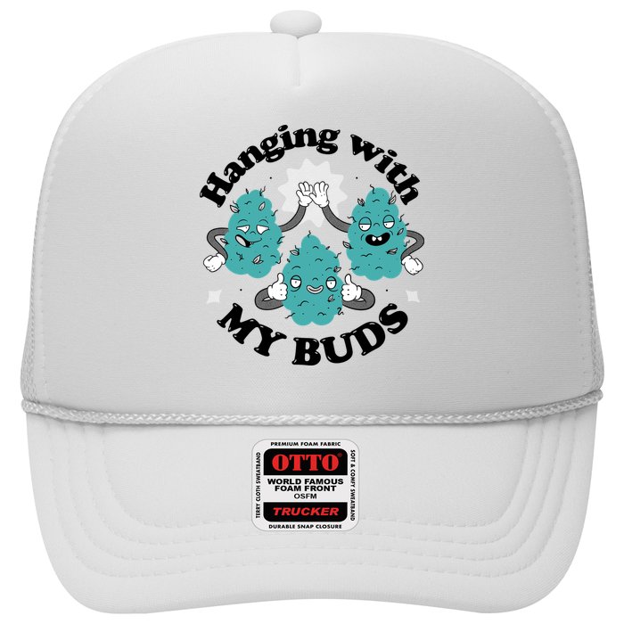 Hanging With My Buds Funny Marijuana Hat