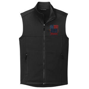 Harris Walz Mind Your Own Damn Business WeRe Not Going Back Collective Smooth Fleece Vest