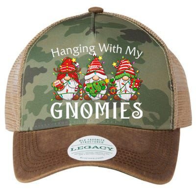 Hanging With My Gnomies Family Christmas Pajamas Legacy Tie Dye Trucker Hat