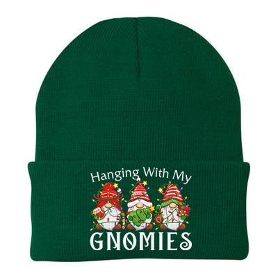 Hanging With My Gnomies Family Christmas Pajamas Knit Cap Winter Beanie