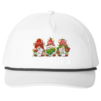 Hanging With My Gnomies Family Christmas Pajamas Snapback Five-Panel Rope Hat