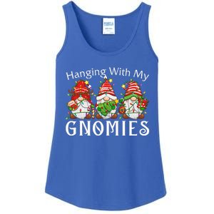 Hanging With My Gnomies Family Christmas Pajamas Ladies Essential Tank