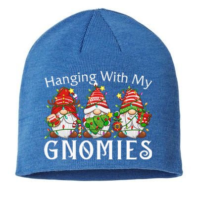 Hanging With My Gnomies Family Christmas Pajamas Sustainable Beanie