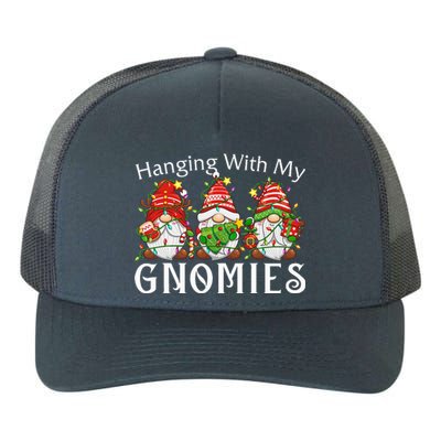 Hanging With My Gnomies Family Christmas Pajamas Yupoong Adult 5-Panel Trucker Hat