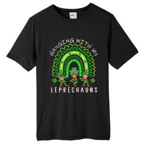 Hanging With My Leprechauns Patrick's Day Shamrock Rainbow Gift Tall Fusion ChromaSoft Performance T-Shirt