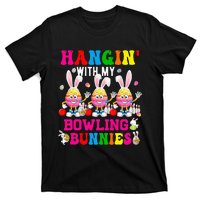 Hangin' With My Bowling Bunnies Three Cute Bunny Eggs Player T-Shirt