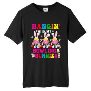 Hangin' With My Bowling Bunnies Three Cute Bunny Eggs Player Tall Fusion ChromaSoft Performance T-Shirt