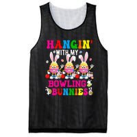 Hangin' With My Bowling Bunnies Three Cute Bunny Eggs Player Mesh Reversible Basketball Jersey Tank