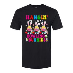 Hangin' With My Bowling Bunnies Three Cute Bunny Eggs Player Softstyle CVC T-Shirt