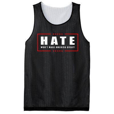 Hate WonT Make America Great Antiwar Antiracism Mesh Reversible Basketball Jersey Tank