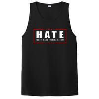 Hate WonT Make America Great Antiwar Antiracism PosiCharge Competitor Tank