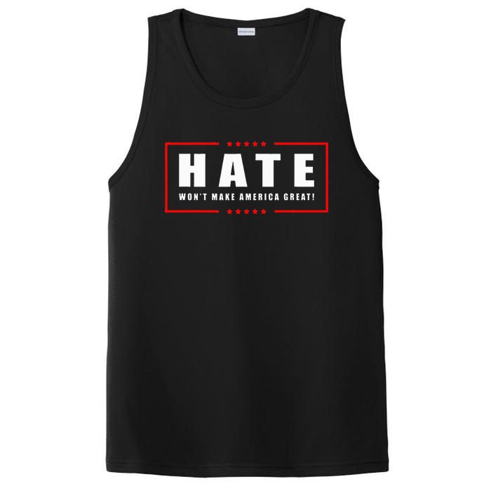 Hate WonT Make America Great Antiwar Antiracism PosiCharge Competitor Tank