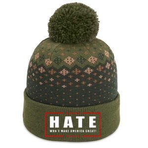 Hate WonT Make America Great Antiwar Antiracism The Baniff Cuffed Pom Beanie