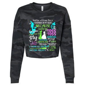 Halloween Wicked Musical Cropped Pullover Crew