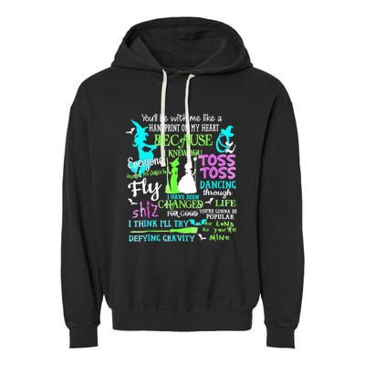 Halloween Wicked Musical Garment-Dyed Fleece Hoodie