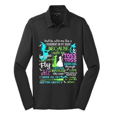 Halloween Wicked Musical Silk Touch Performance Long Sleeve Polo