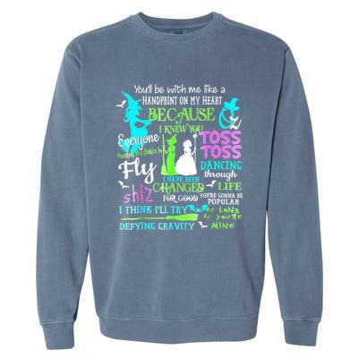 Halloween Wicked Musical Garment-Dyed Sweatshirt