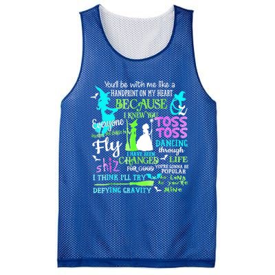 Halloween Wicked Musical Mesh Reversible Basketball Jersey Tank