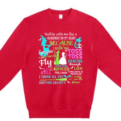 Halloween Wicked Musical Premium Crewneck Sweatshirt