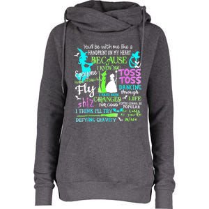 Halloween Wicked Musical Womens Funnel Neck Pullover Hood