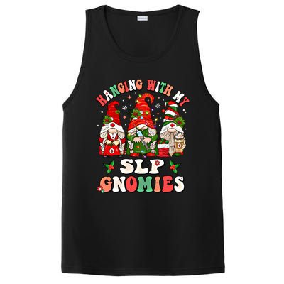 Hanging With My Slp Gnomies Cute Christmas Speech Therapist Gift PosiCharge Competitor Tank