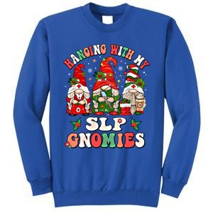 Hanging With My Slp Gnomies Cute Christmas Speech Therapist Gift Sweatshirt