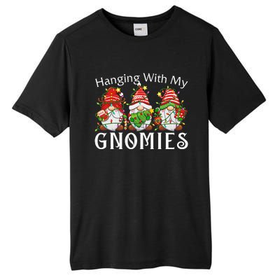 Hanging With My Gnomies Family Christmas Pajamas Tall Fusion ChromaSoft Performance T-Shirt