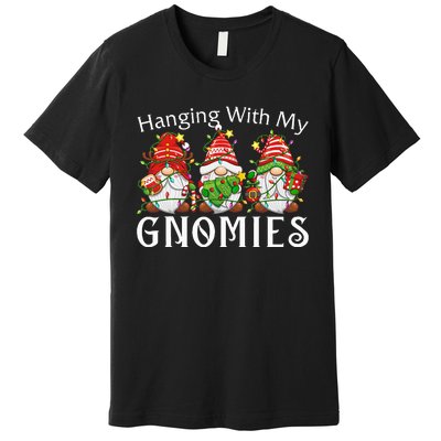 Hanging With My Gnomies Family Christmas Pajamas Premium T-Shirt