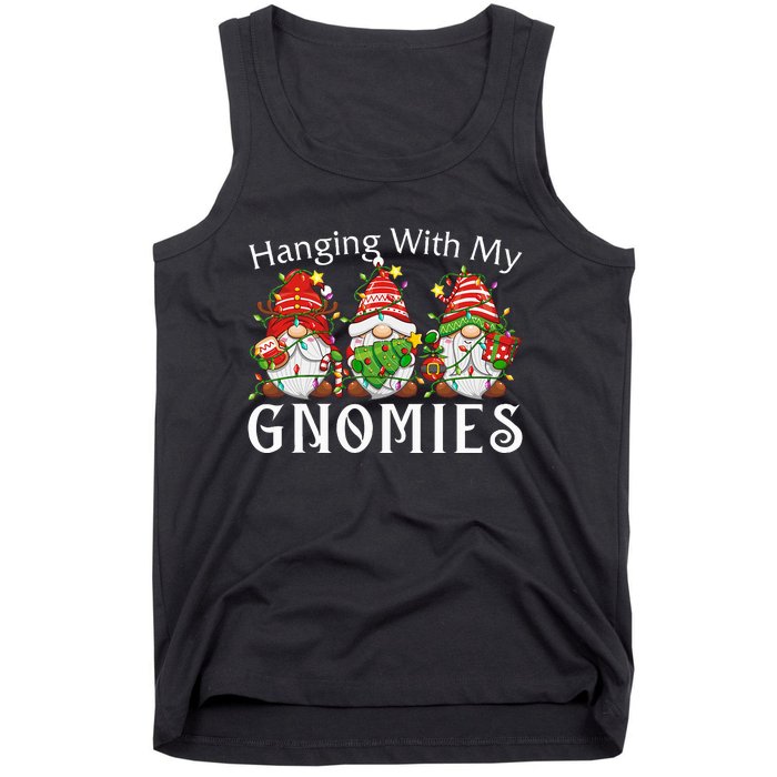 Hanging With My Gnomies Family Christmas Pajamas Tank Top