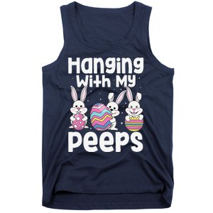 Hanging With My Peeps Happy Easter Bunny Tank Top