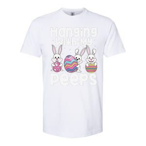 Hanging With My Peeps Happy Easter Bunny Softstyle CVC T-Shirt