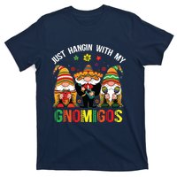 Hangin With My Gnomigos 3 Mexican Gnomes Cinco De Mayo T-Shirt