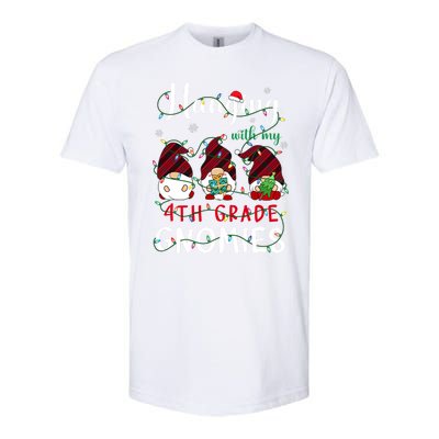 Hanging With My 4Th Grade Gnomies Cute Fourth Grade Teacher Cool Gift Softstyle® CVC T-Shirt