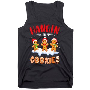 Hangin With My Cookies Gingerbread  Christmas Teacher Tank Top