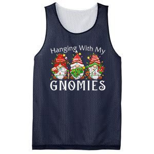 Hanging With My Gnomies Family Christmas Pajamas Mesh Reversible Basketball Jersey Tank