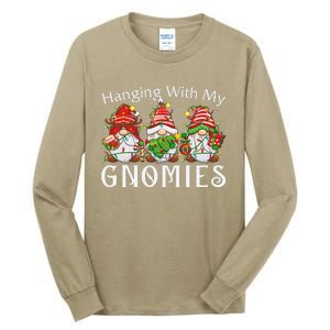 Hanging With My Gnomies Family Christmas Pajamas Tall Long Sleeve T-Shirt