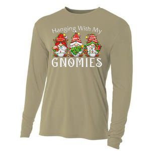 Hanging With My Gnomies Family Christmas Pajamas Cooling Performance Long Sleeve Crew