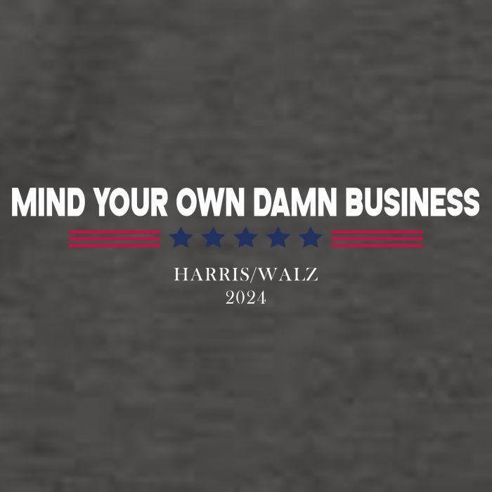 Harris Walz Mind Your Own Damn Business Election Vector Backpack