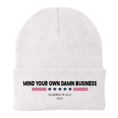 Harris Walz Mind Your Own Damn Business Election Beanie