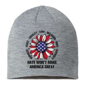 Hate WonT Make America Great Sustainable Beanie