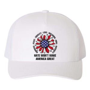 Hate WonT Make America Great Yupoong Adult 5-Panel Trucker Hat