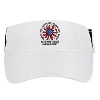 Hate WonT Make America Great Adult Drive Performance Visor